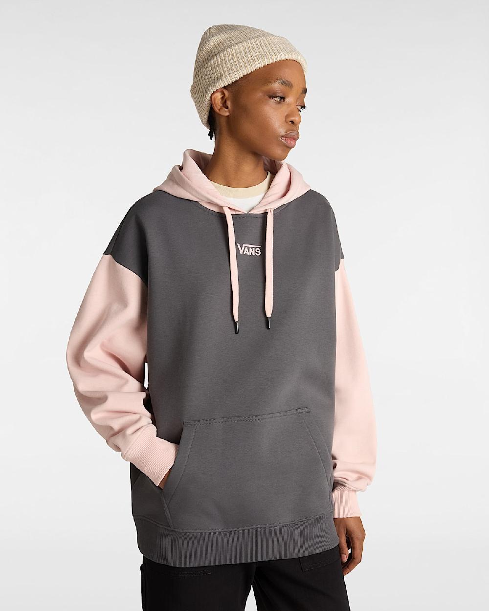 vans Sudadera con capucha Colorblock en Rosa| Vans ES Tienda