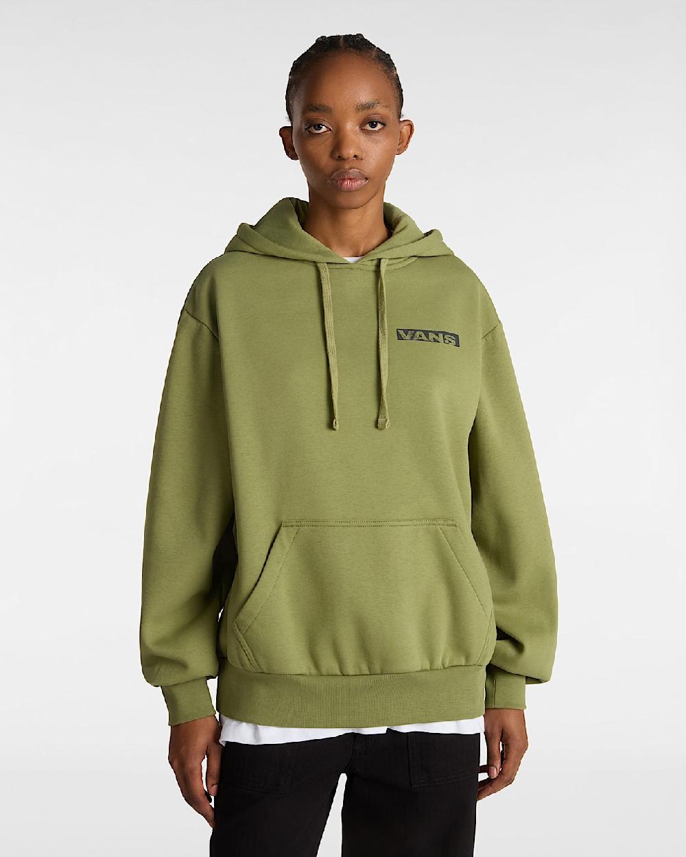 vans Sudadera con capucha Firemade Bloussant en Verde| Vans ES Liquidación
