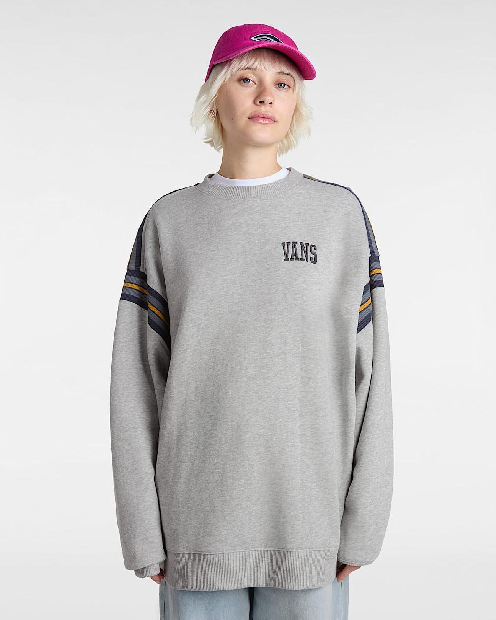 vans Sudadera de cuello redondo Stadium en Gris| Vans ES Envío gratis