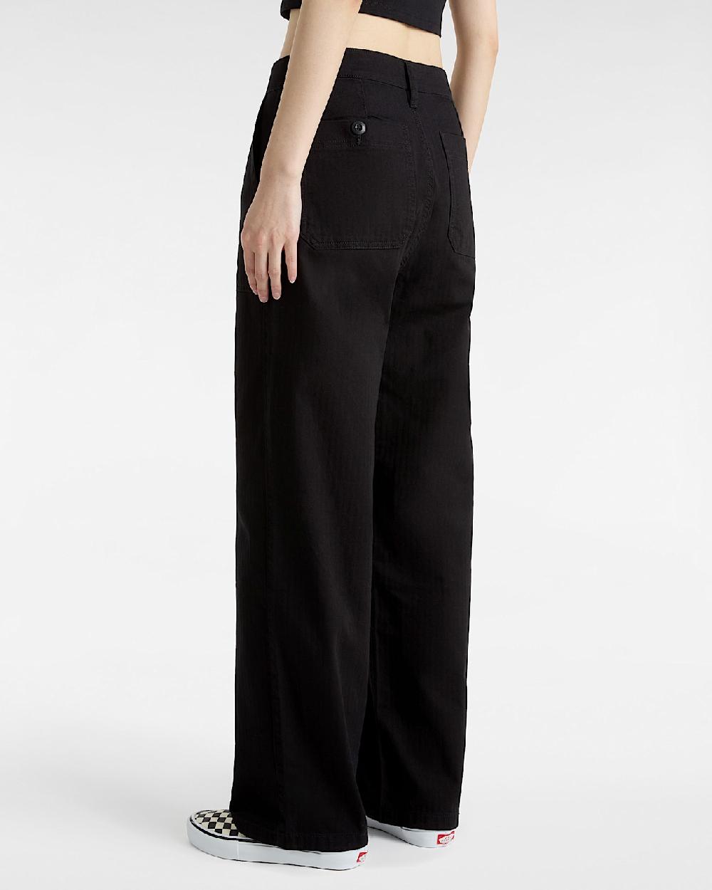 vans Pantalones de carpintero de corte holgado en Negro| Vans ES Oferta especial de fábrica