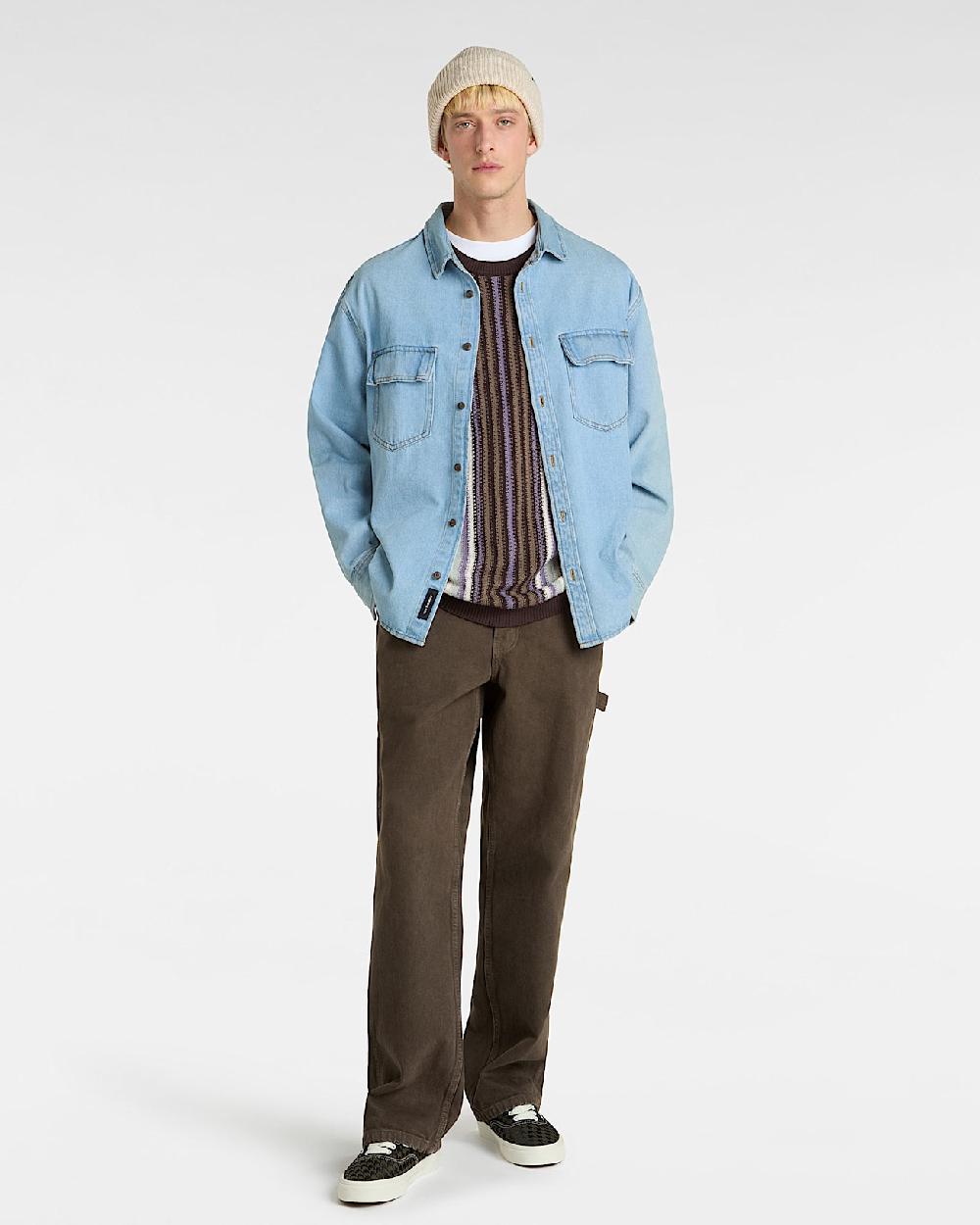 vans Camisa vaquera Palmhill en Azul| Vans ES Oferta exclusiva