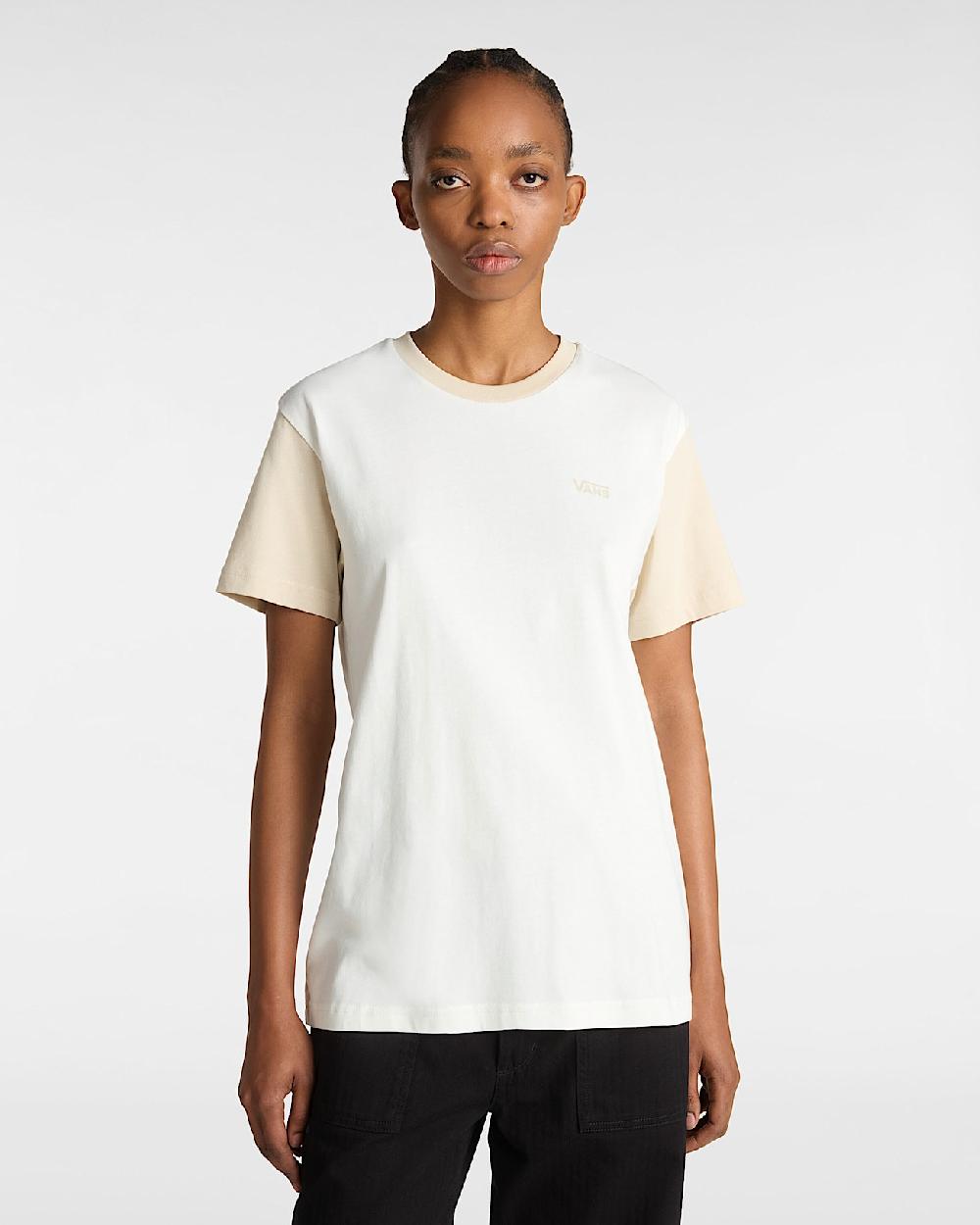 vans Camiseta Colorblock en Beis| Vans ES Precio ultrabajo