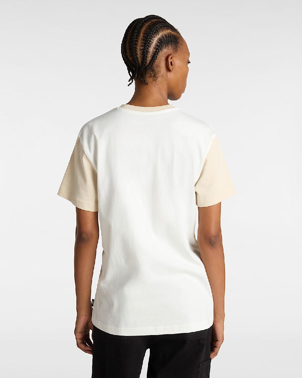 vans Camiseta Colorblock en Beis| Vans ES Precio ultrabajo