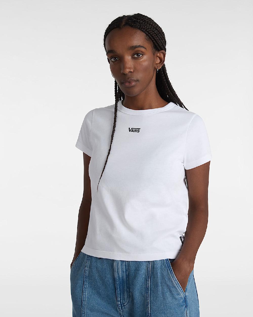 vans Camiseta corta Basic en Blanco| Vans ES Devoluciones gratuitas