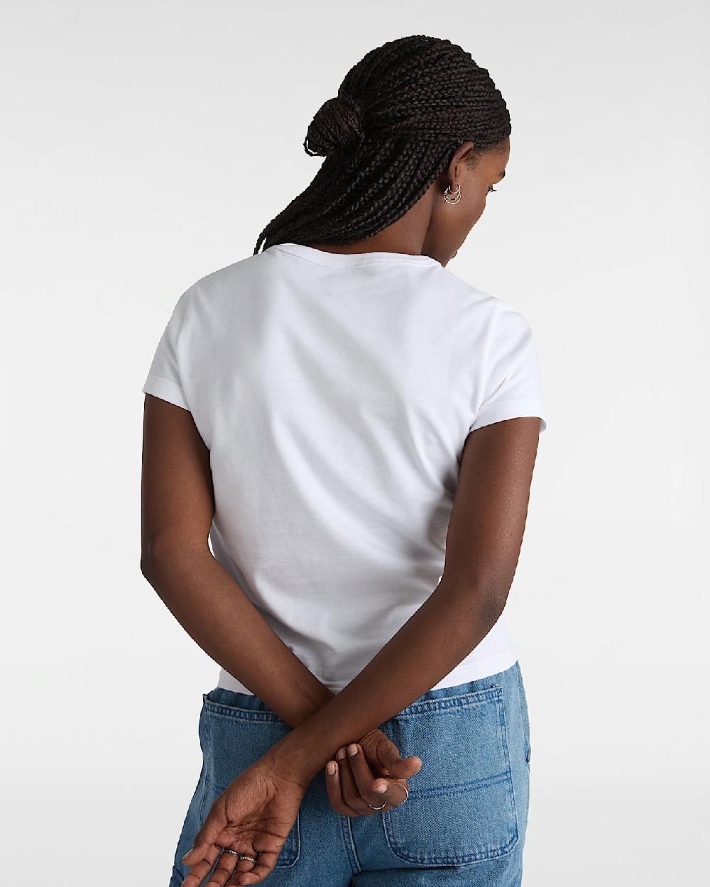 vans Camiseta corta Basic en Blanco| Vans ES Devoluciones gratuitas