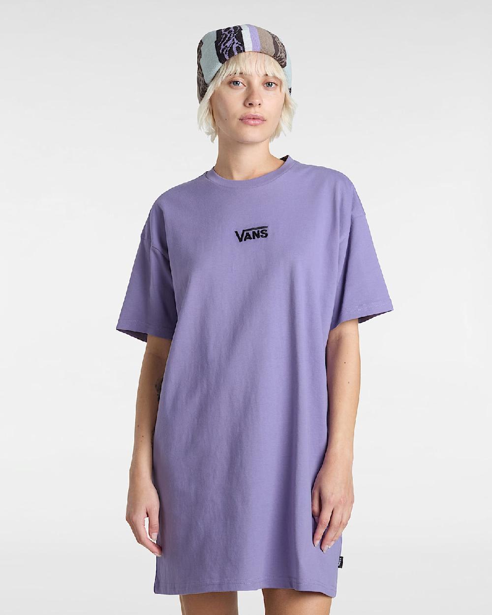 vans Vestido tipo camiseta Centre Vee en Púrpura| Vans ES En línea