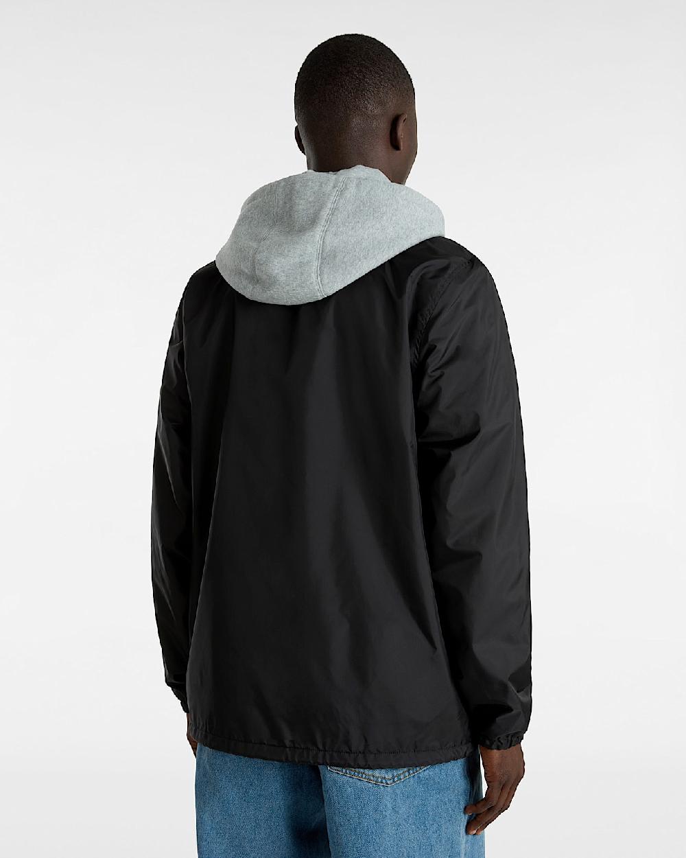 vans Chaqueta Riley II Coach en Negro| Vans ES Venta caliente
