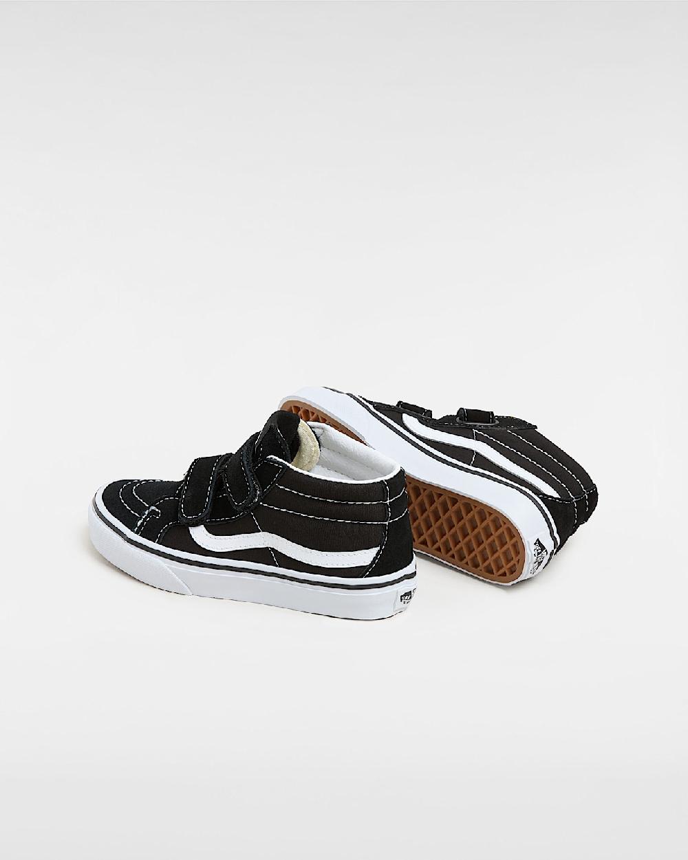 vans Zapatillas de niños Sk8-Mid (4-8 años) en Negro| Vans ES Promoción por tiempo limitado