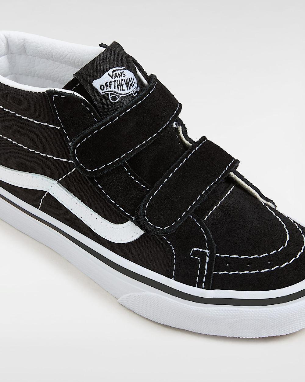 vans Zapatillas de niños Sk8-Mid (4-8 años) en Negro| Vans ES Promoción por tiempo limitado