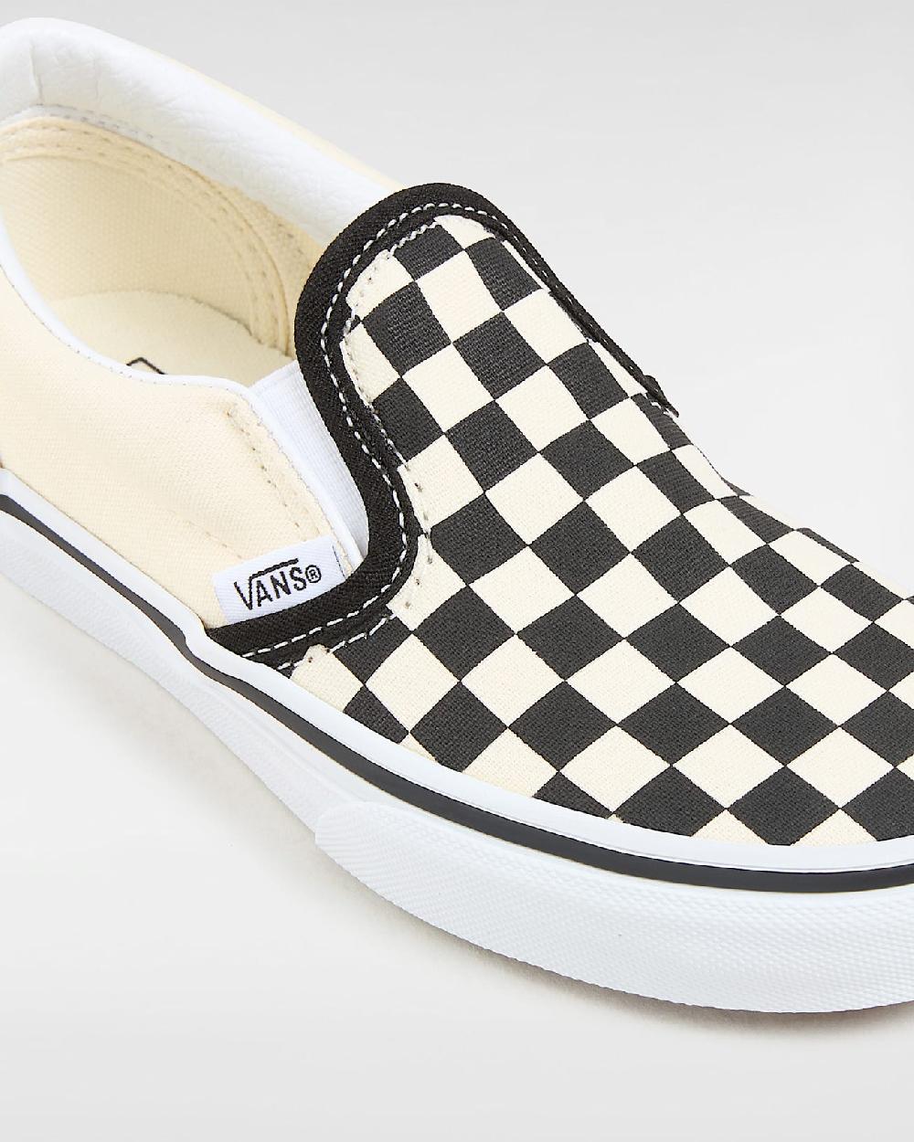 vans Zapatillas Junior Slip-On (4-8 años) en Negro$$Blanco| Vans ES Promoción trimestral