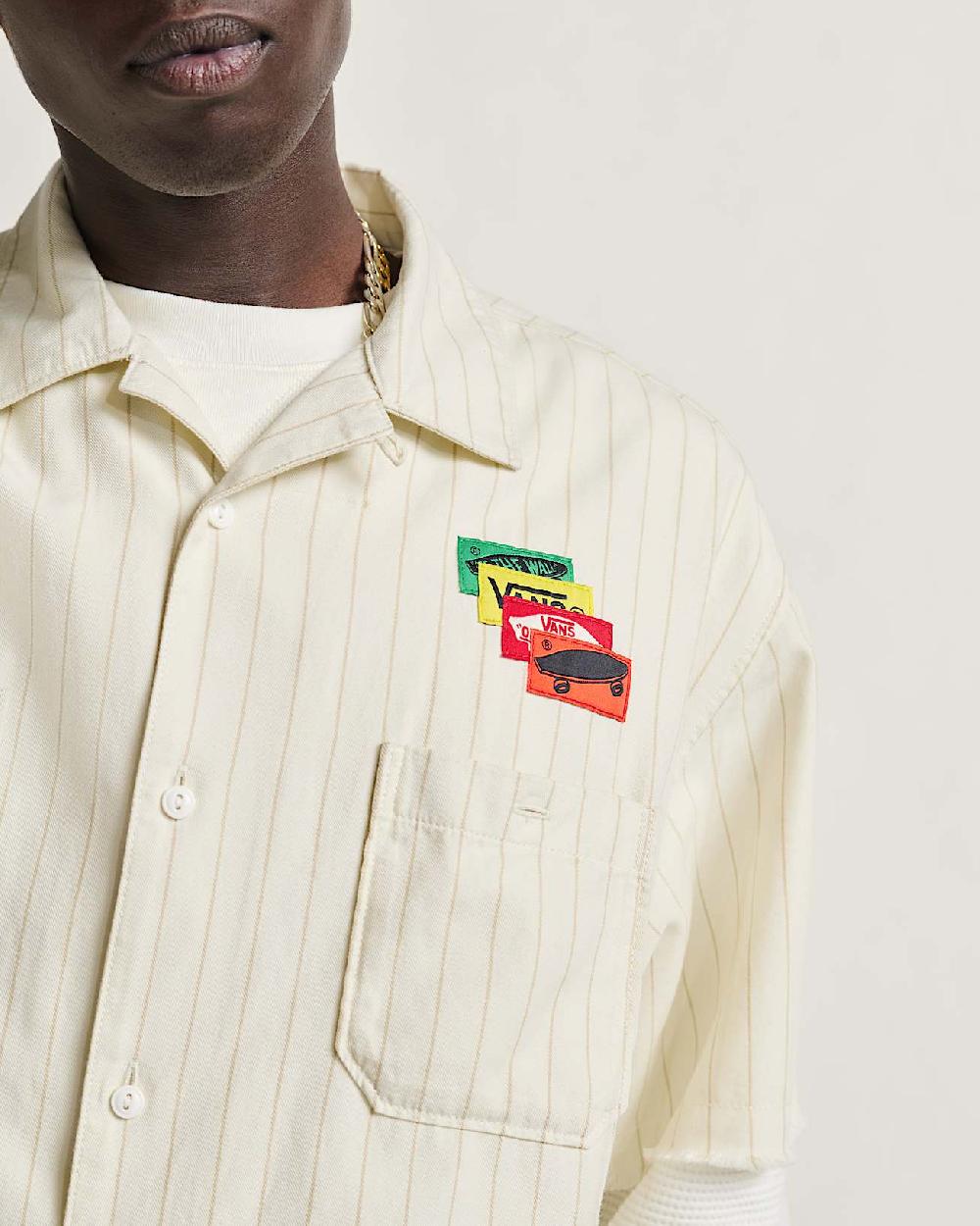 vans Camisa de manga corta Premium en Blanco| Vans ES Devoluciones gratuitas