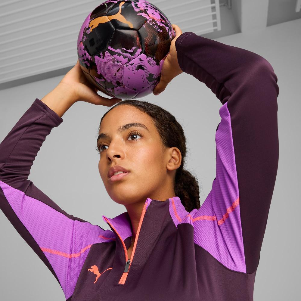 Puma Camiseta de fútbol con cuello con cremallera IndividualBLAZE para mujer Tienda de fábrica