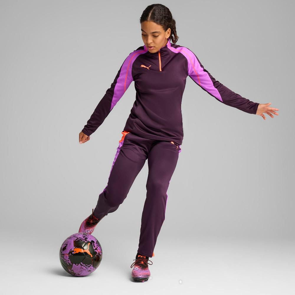 Puma Camiseta de fútbol con cuello con cremallera IndividualBLAZE para mujer Tienda de fábrica