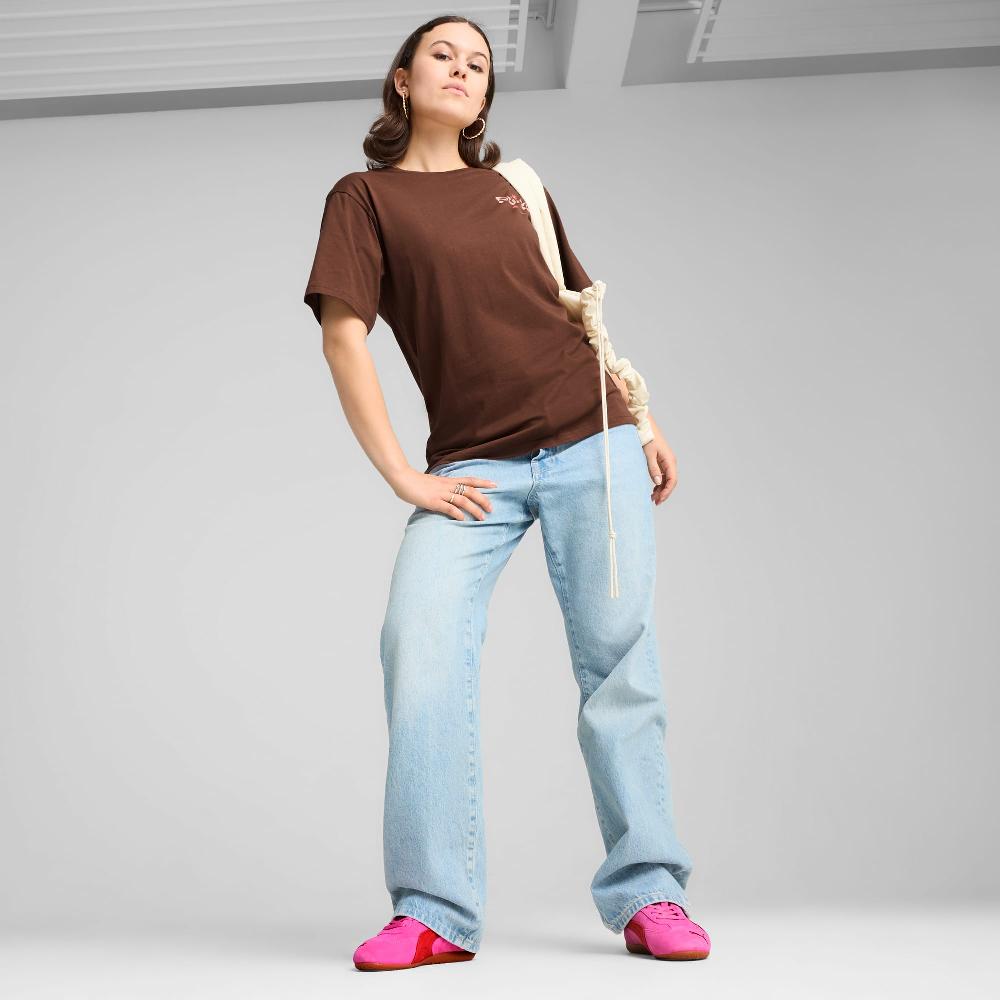 Puma Camiseta estampada holgada ESS FLORAL PACK para mujer Venta caliente
