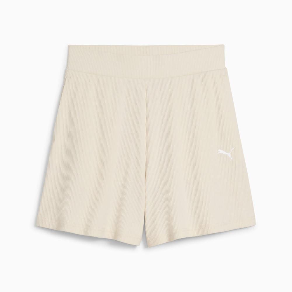 Puma Shorts de canalé tiro alto ESS ELEVATED 5" para mujer Rebajas online