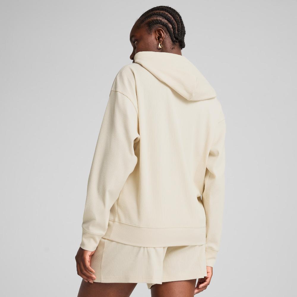 Puma Sudadera de canalé con capucha ESS ELEVATED Comfort para mujer Oferta especial