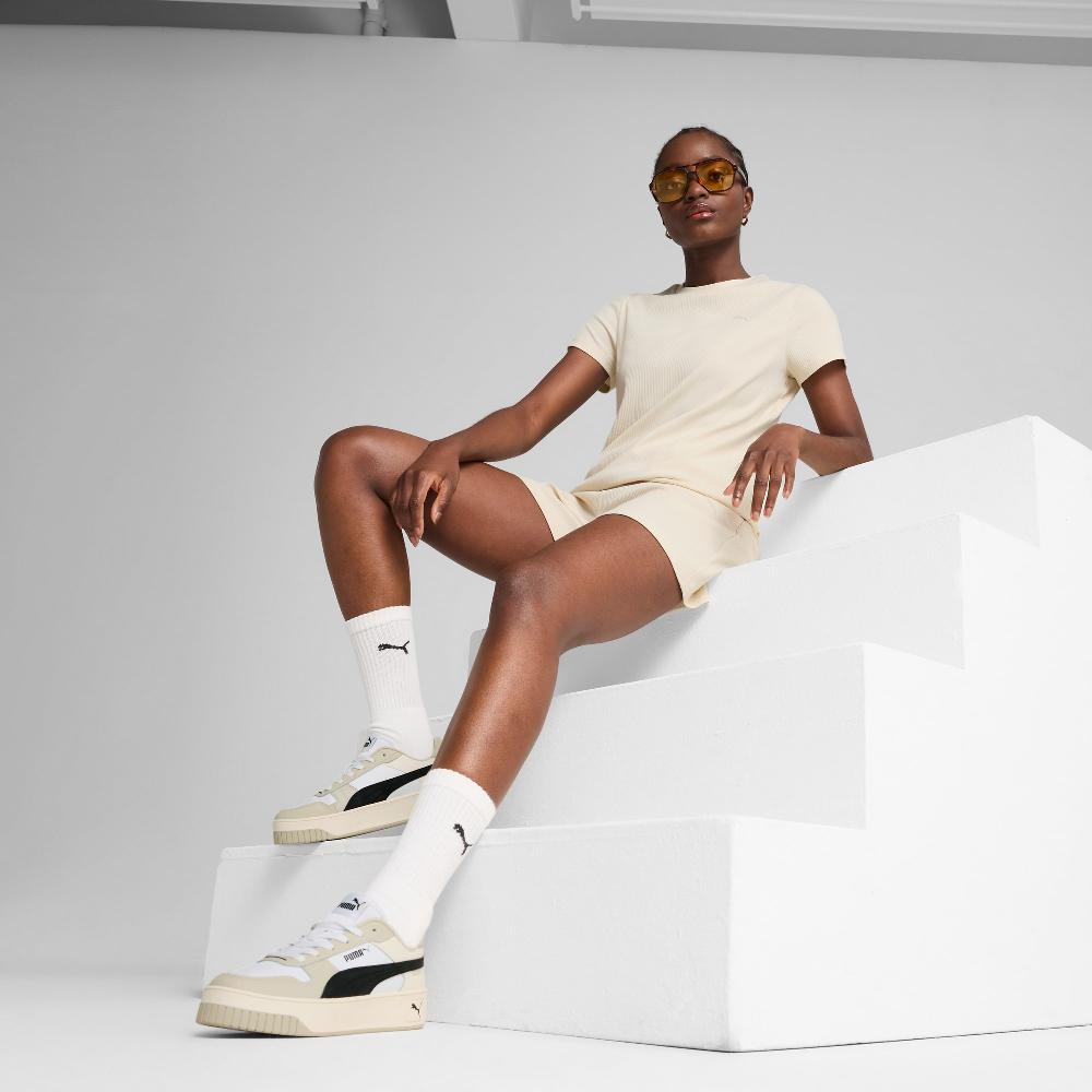 Puma Camiseta de canalé ESS ELEVATED para mujer Últimos 3 días