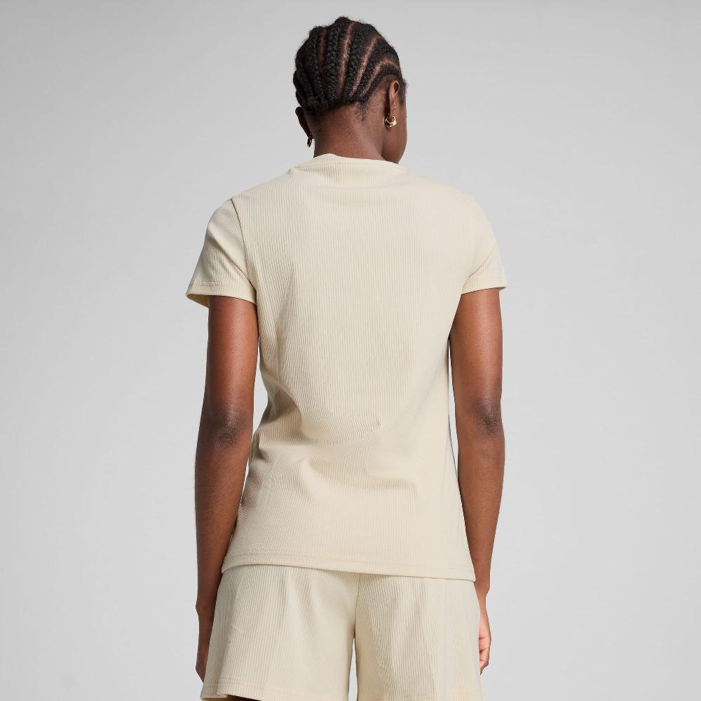 Puma Camiseta de canalé ESS ELEVATED para mujer Últimos 3 días