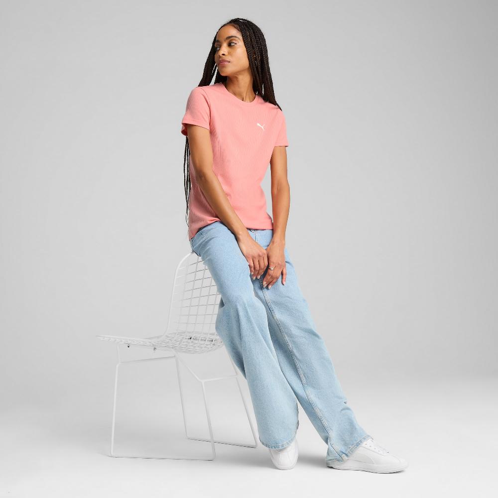 Puma Camiseta de canalé ESS ELEVATED para mujer COMPRAR AHORA