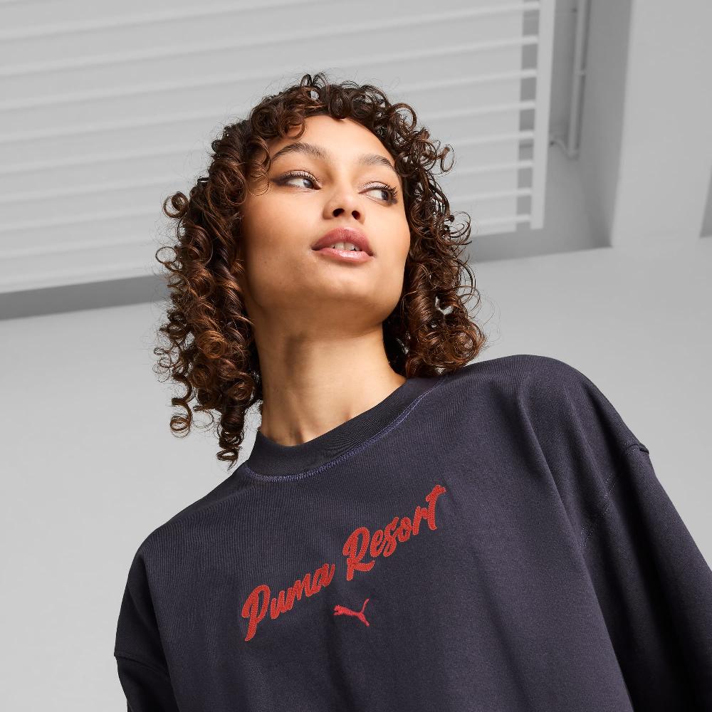 Puma Camiseta estampada extragrande PREMIUM ESS unisex Promoción por tiempo limitado