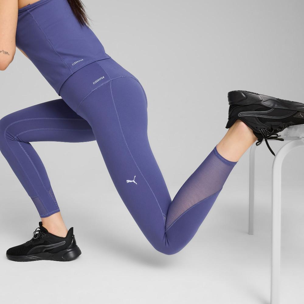 Puma Mallas de talle alto CLOUDSPUN Soft Mesh 7/8 para mujer Oferta especial de fábrica