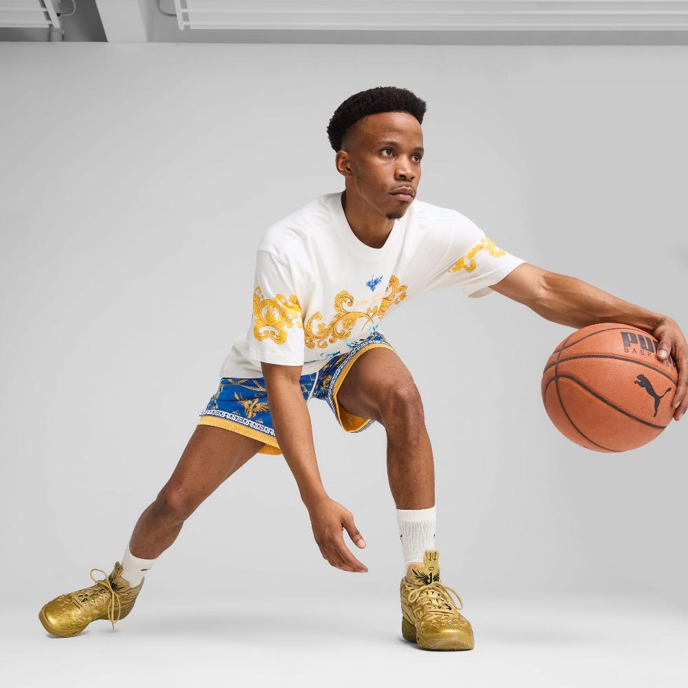 Puma Camiseta de baloncesto Melo Golden para hombre Rebajas