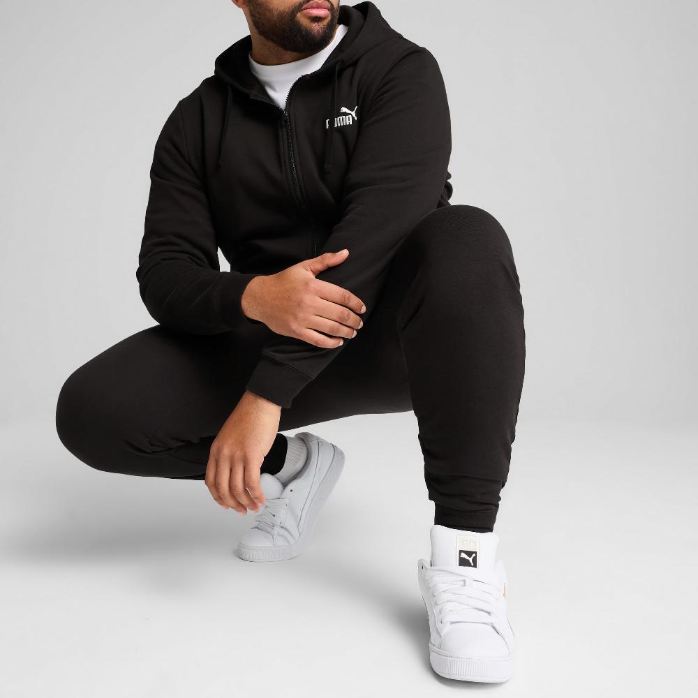 Puma Pantalones de chándal semiajustados Essentials con logo n.º 1 para hombre En oferta