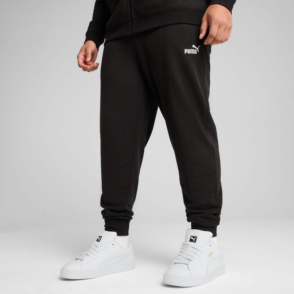 Puma Pantalones de chándal semiajustados Essentials con logo n.º 1 para hombre En oferta