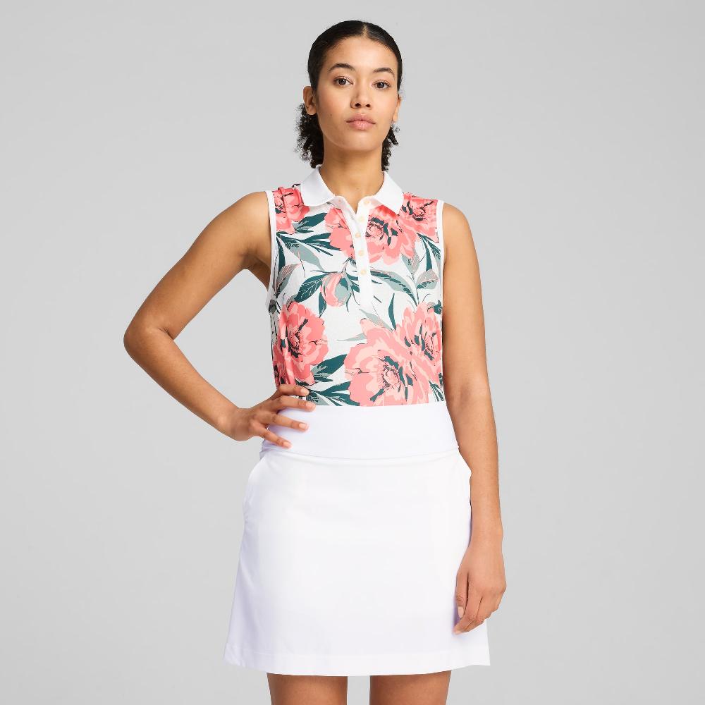 Puma Polo sin mangas MATTR Beautiful Game para mujer