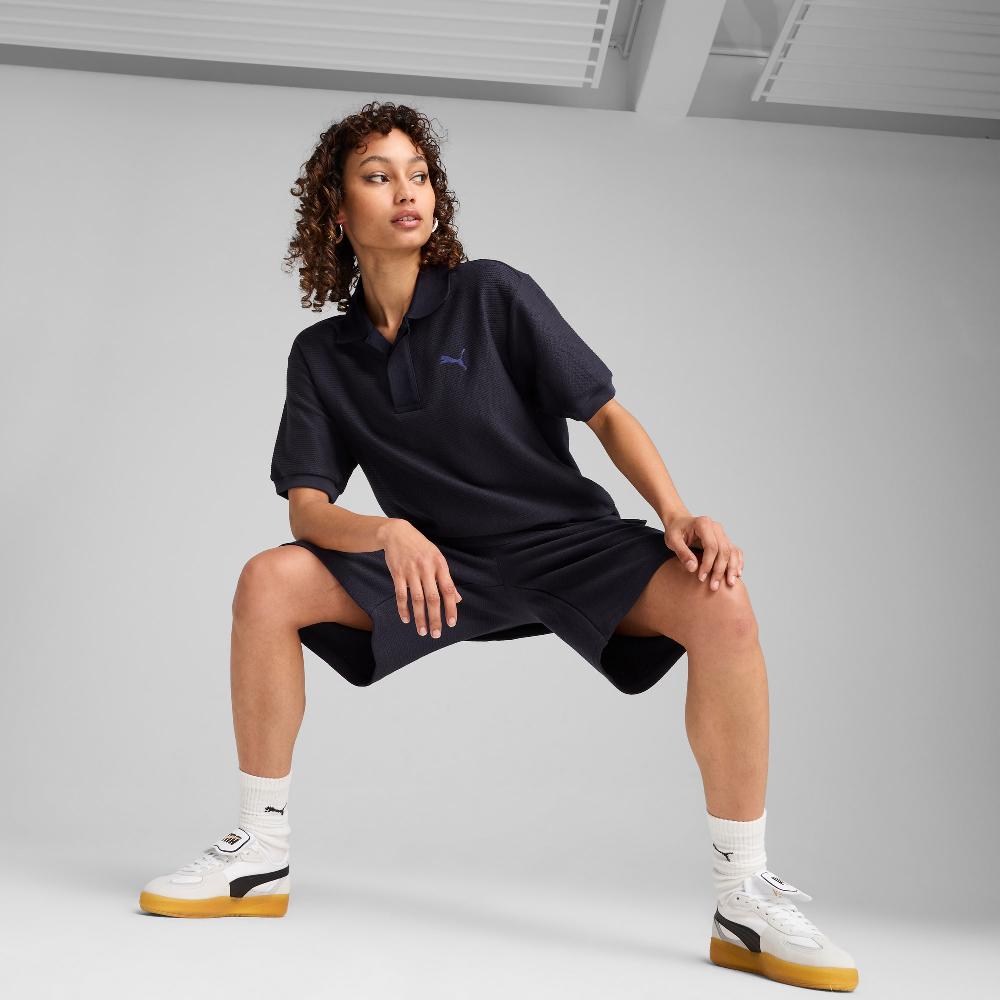 Puma Polo de jacquard holgado PREMIUM ESS unisex Promoción por tiempo limitado