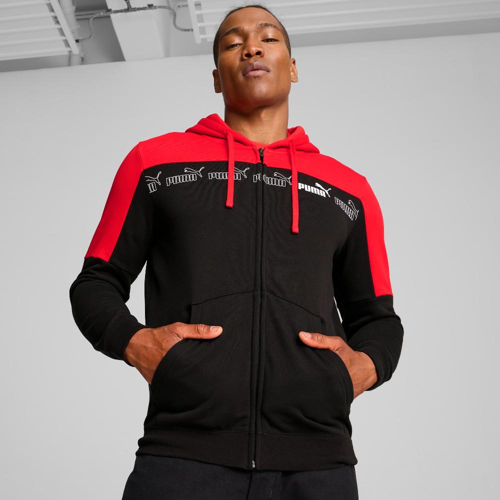 Puma Chaqueta con capucha y cremallera Around The Block para hombre