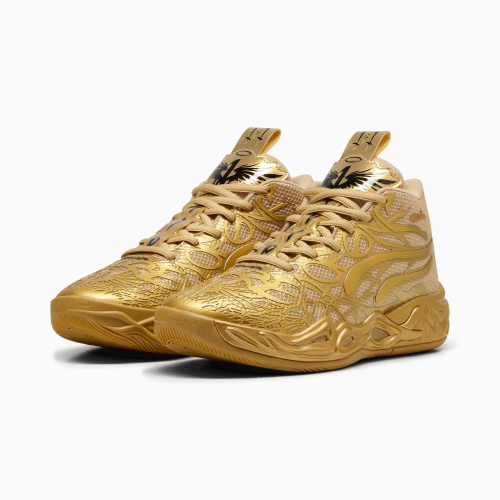 Puma Zapatillas de baloncesto MB.04 Golden Child juveniles Envío internacional gratuito