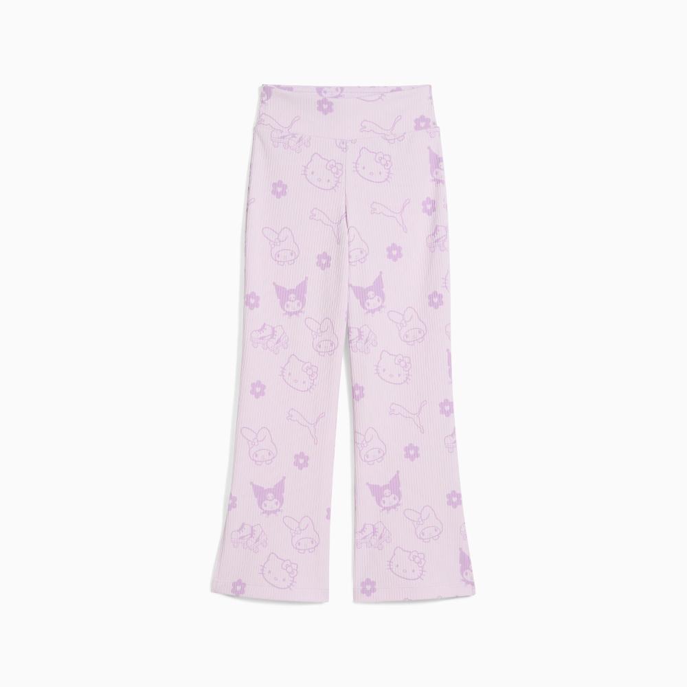 Puma Leggings acampanados de tejido acanalado PUMA x HELLO KITTY AND FRIENDS para niños