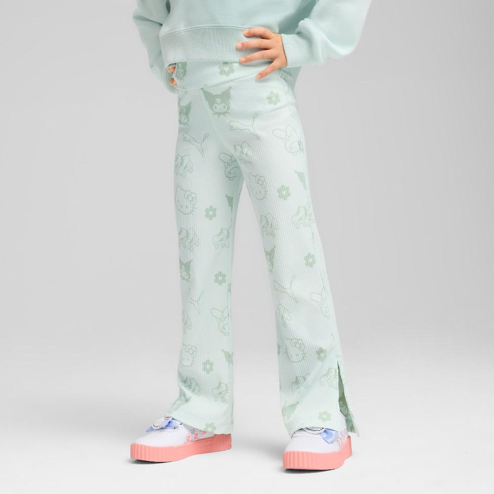 Puma Leggings acampanados de tejido acanalado PUMA x HELLO KITTY AND FRIENDS para niños