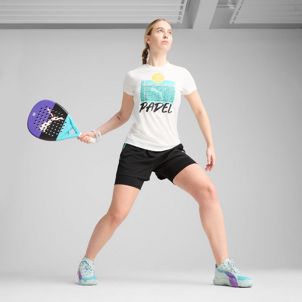 Puma Camiseta de pádel INDIVIDUAL Graphic para mujer Ventas relámpago