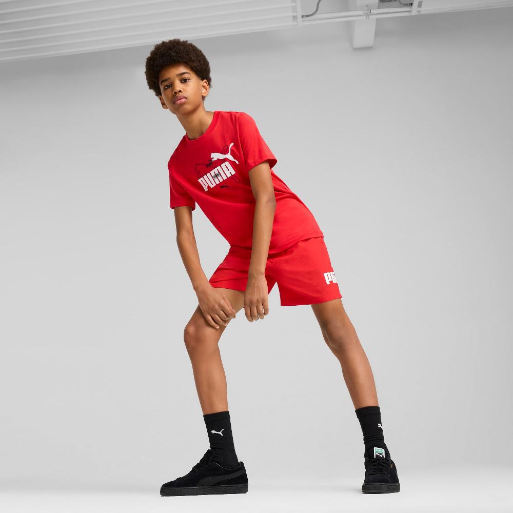 Puma Shorts tejidos Essentials Logo Lab Summer juveniles Grandes descuentos