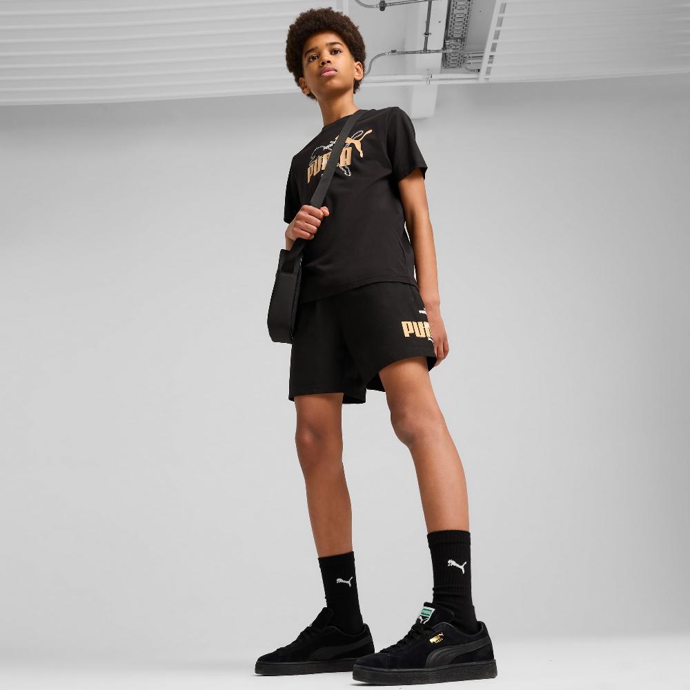Puma Shorts tejidos Essentials Logo Lab Summer juveniles Liquidación
