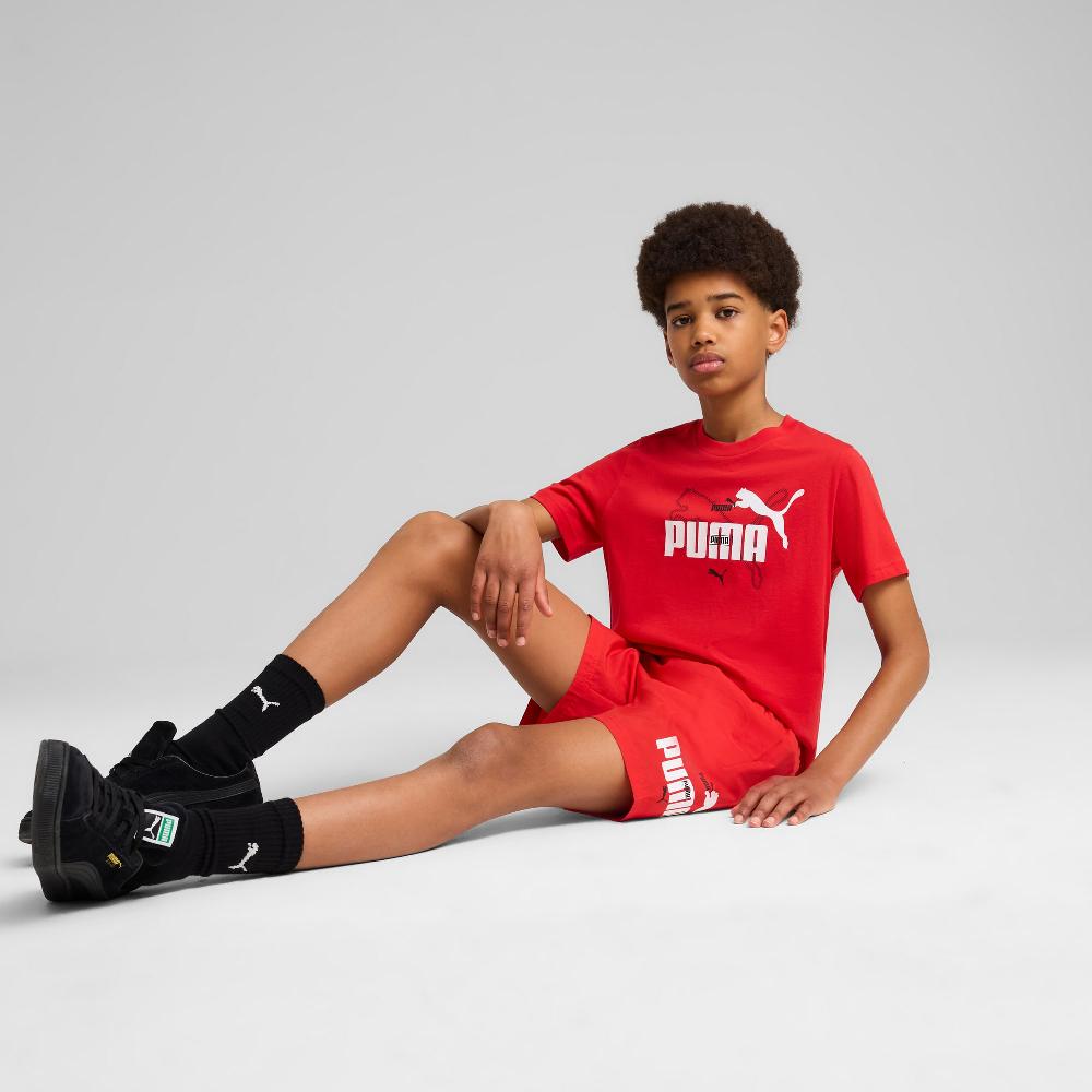 Puma Camiseta Essentials Logo Lab Summer juvenil Envío internacional gratuito