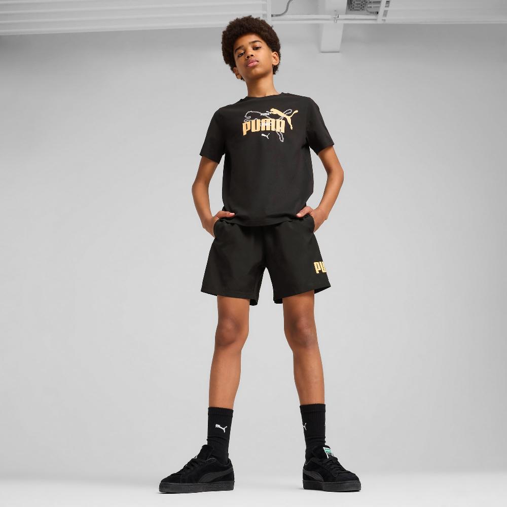 Puma Camiseta Essentials Logo Lab Summer juvenil Tienda de fábrica