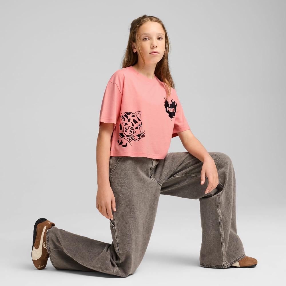 Puma Camiseta corta estampada Essentials juvenil Limitado a 3 días