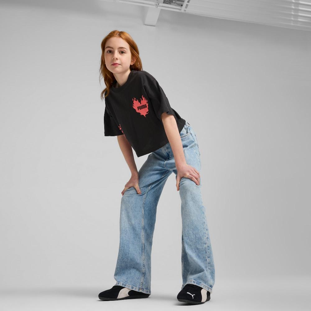 Puma Camiseta corta estampada Essentials juvenil Ahorra y exporta