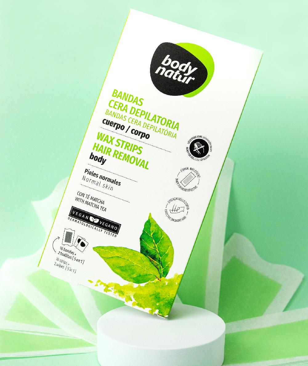the body natur BANDAS CERA DEPILATORIA CUERPO PIELES NORMALES Rebajas top
