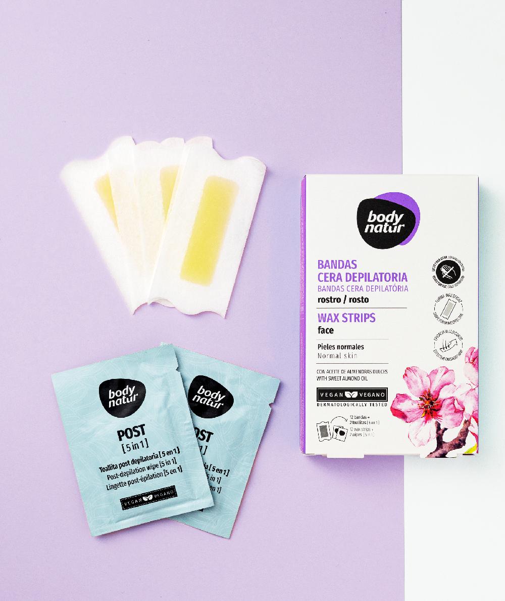 the body natur BANDAS CERA DEPILATORIA FACIAL PIELES NORMALES ÚLTIMAS EDICIONES
