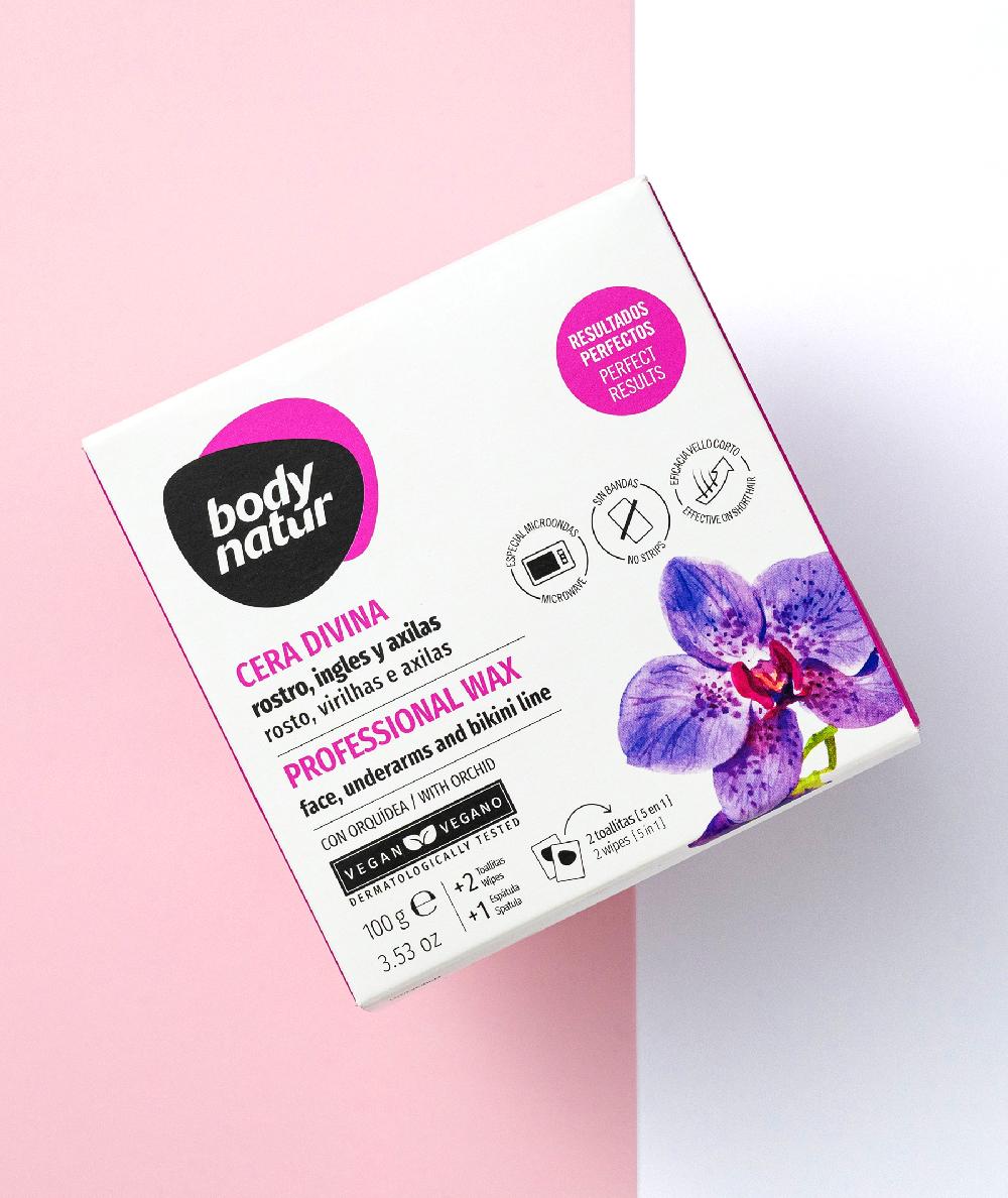 the body natur CERA DIVINA ROSTRO INGLES Y AXILAS CON ORQUÍDEA Promoción por tiempo limitado
