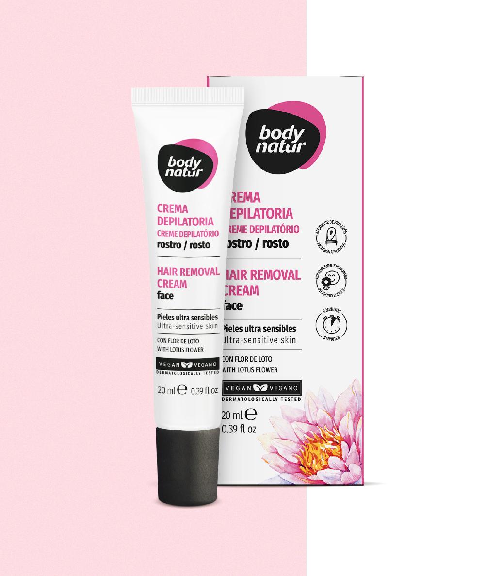 the body natur CREMA DEPILATORIA HIDRATANTE ROSTRO Superdescuento